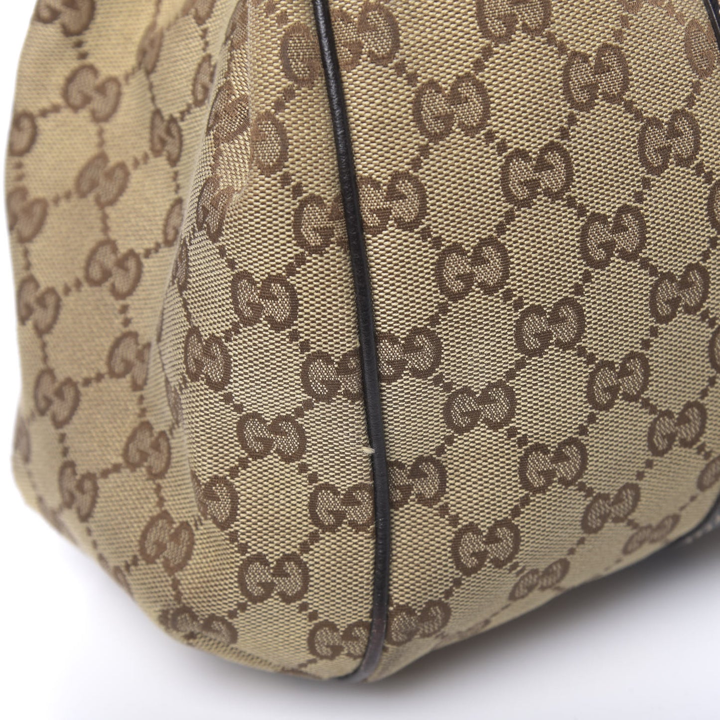 Monogram New Ladies Web Tote Dark Brown