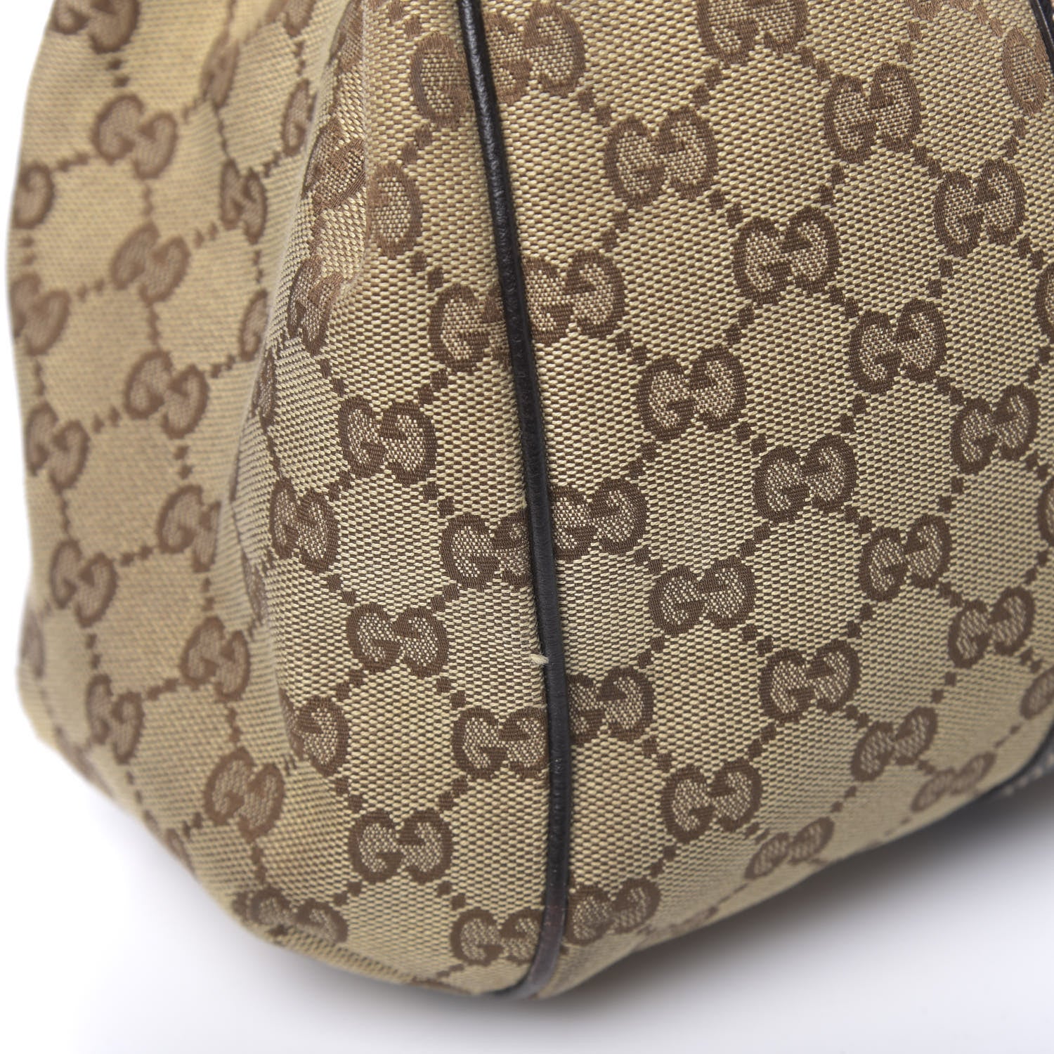 Gucci Monogram New Ladies Web Tote Dark Brown 14 of 22
