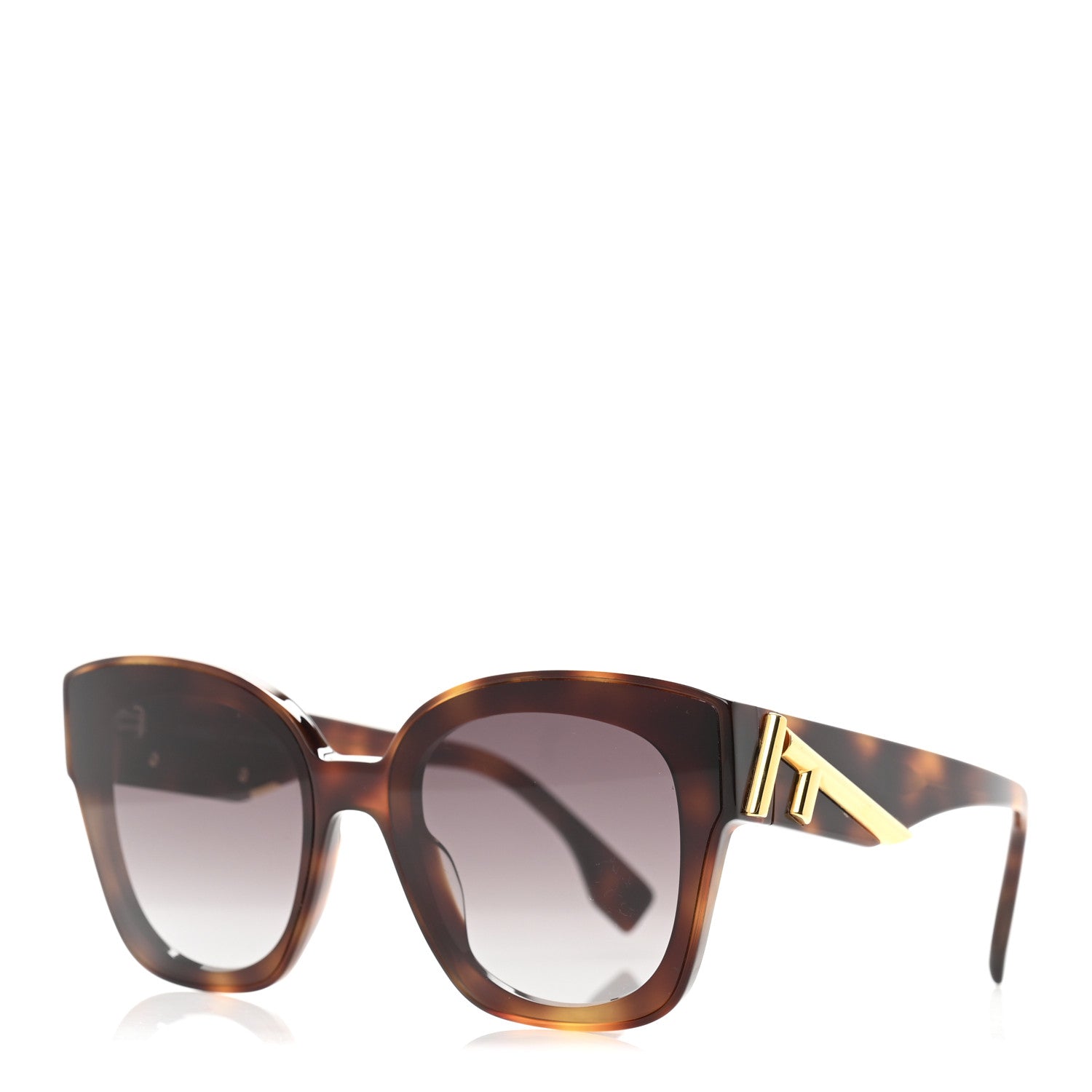 Fendi Acetate Fendi First Sunglasses FE40098I Havana 1 of 9