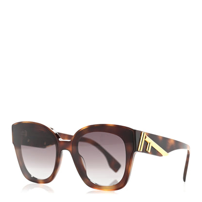 Fendi Acetate Fendi First Sunglasses FE40098I Havana 1 of 9