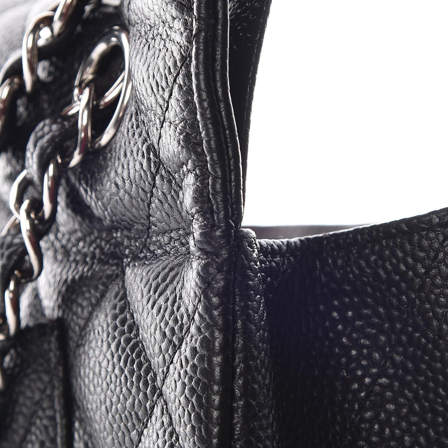 Chanel Caviar Quilted Medium Double Flap Black 21 of 23