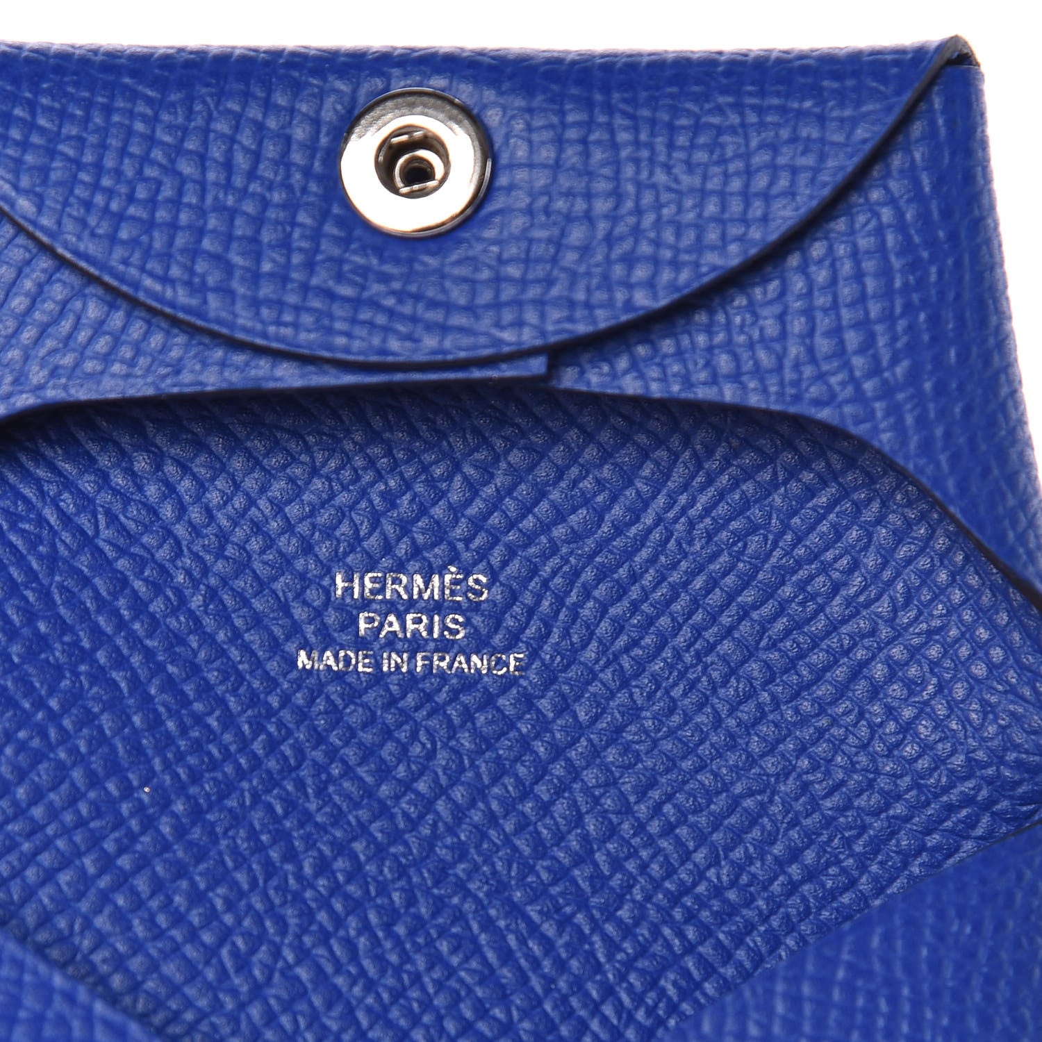 Hermes Epsom Bastia Coin Purse Bleu Royal 6 of 8