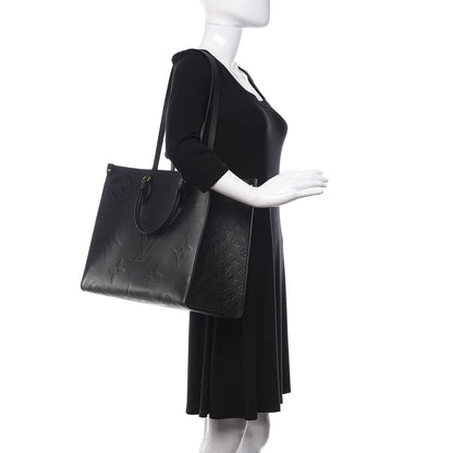 Louis Vuitton Empreinte Monogram Giant Onthego GM Black 2 of 12