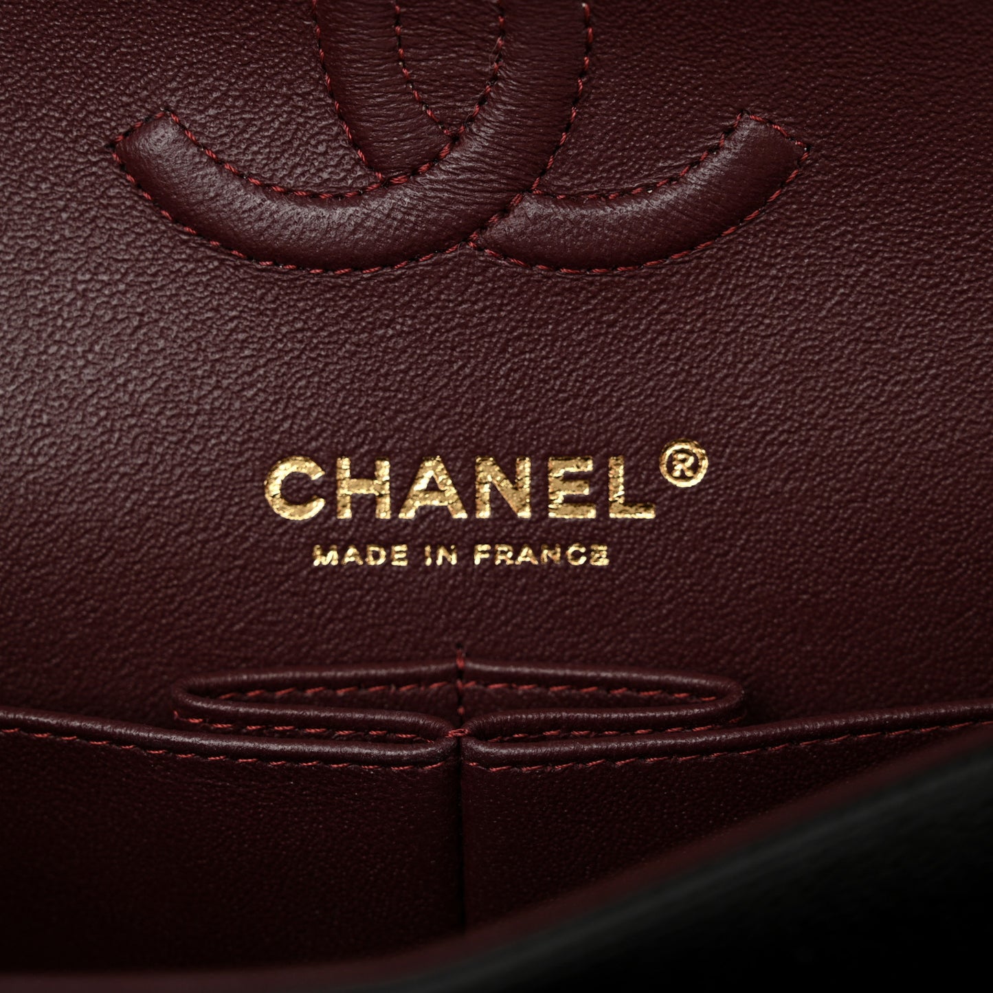 Caviar Quilted Small Double Flap Black