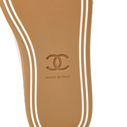 Chanel Cork Jetty Sneaker 36 Brown White 7 of 10
