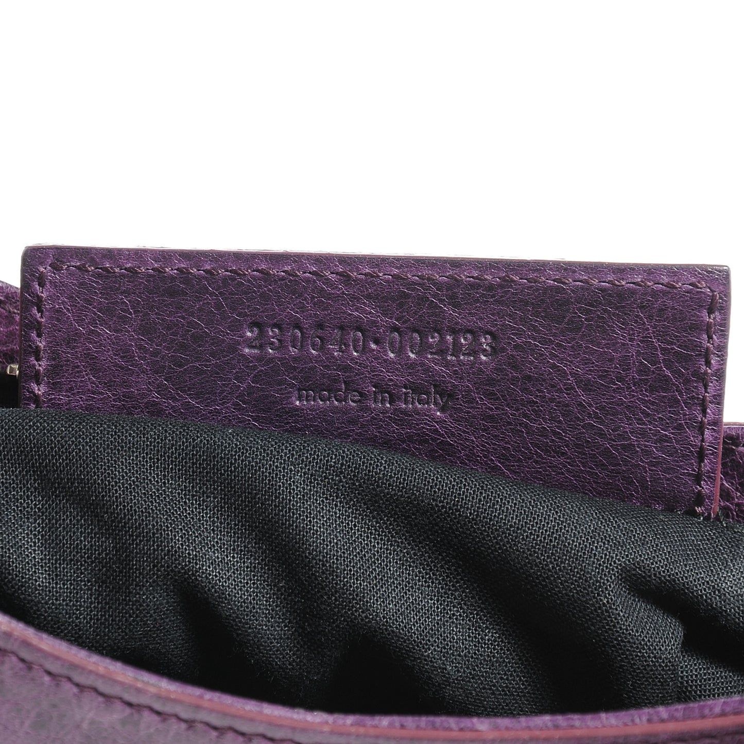 Agneau Giant 12 Silver Hardware Hip Violet