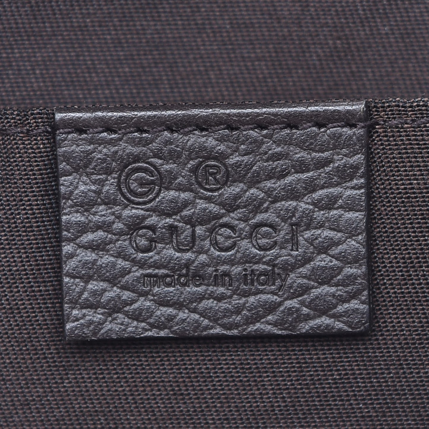 Monogram Belt Bag Dark Brown