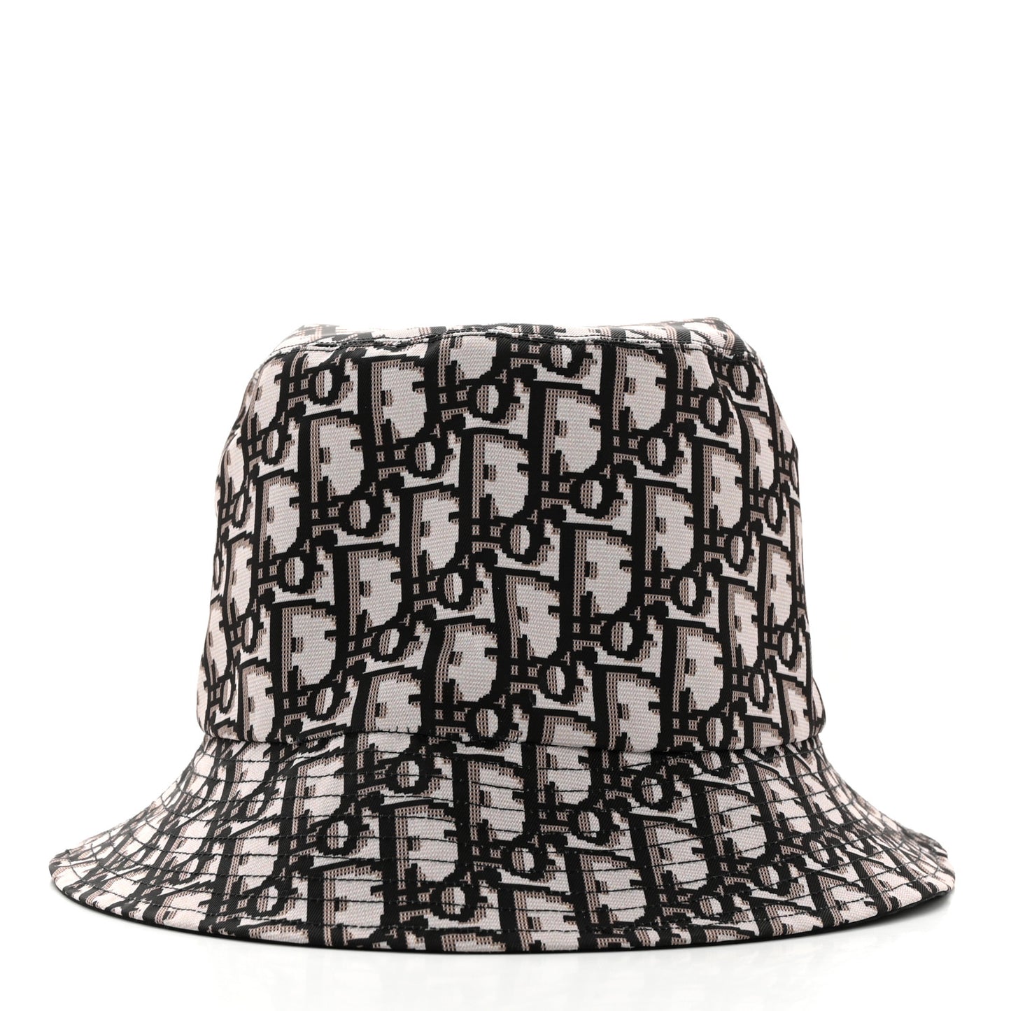 Polyester Cotton Oblique Teddy-D Brim Bucket Hat 58 Black