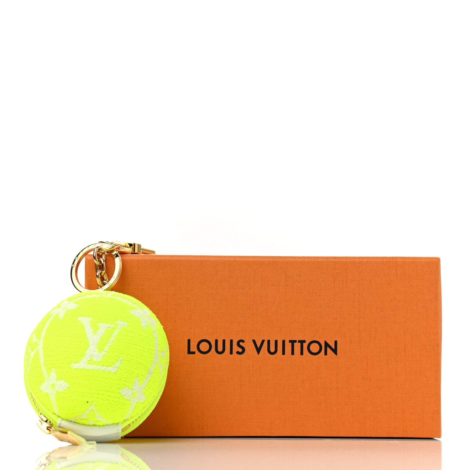 Louis Vuitton Monogram Match Tennis Ball Keyring Yellow 6 of 6