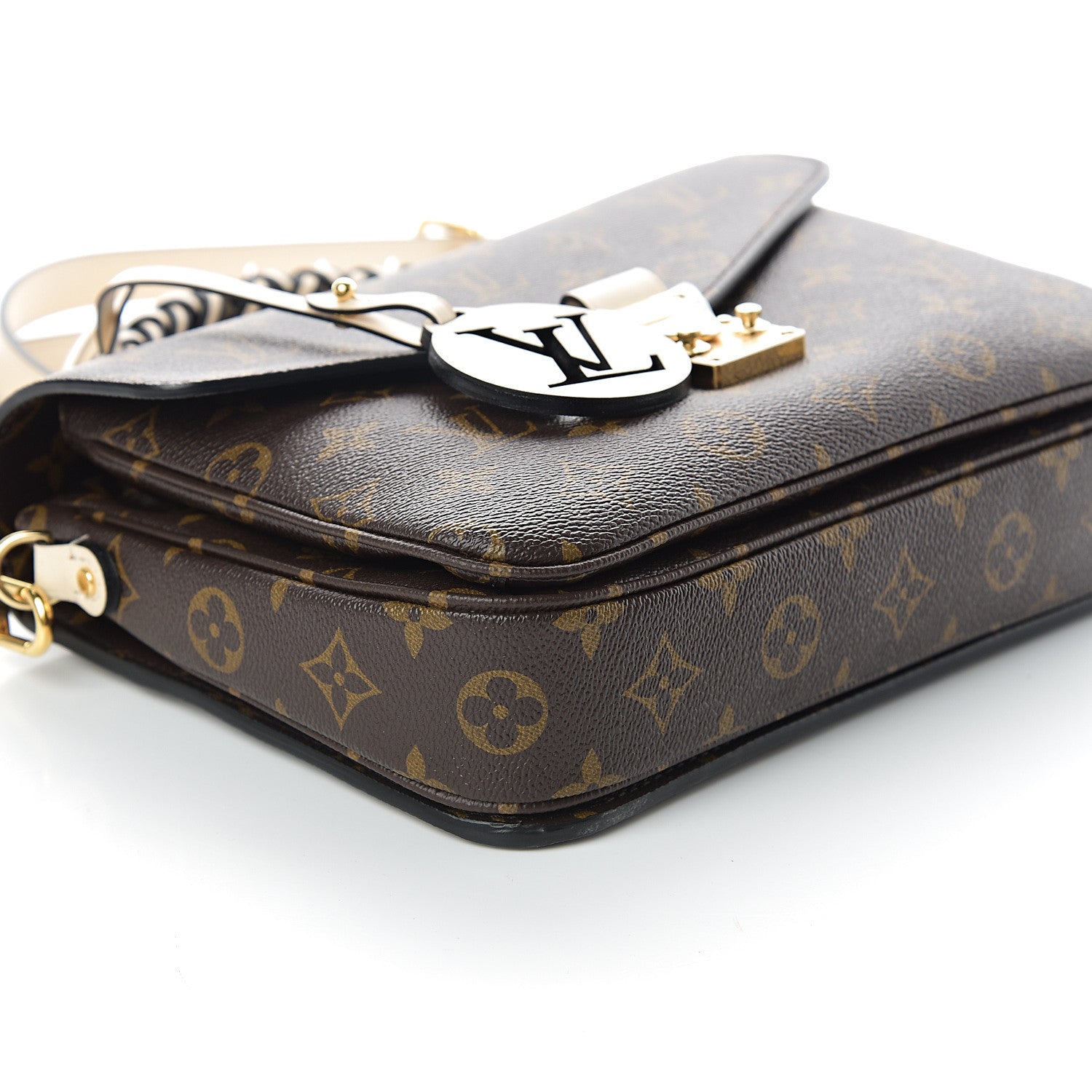 Louis Vuitton Monogram Braided Pochette Metis Creme Beige 6 of 7