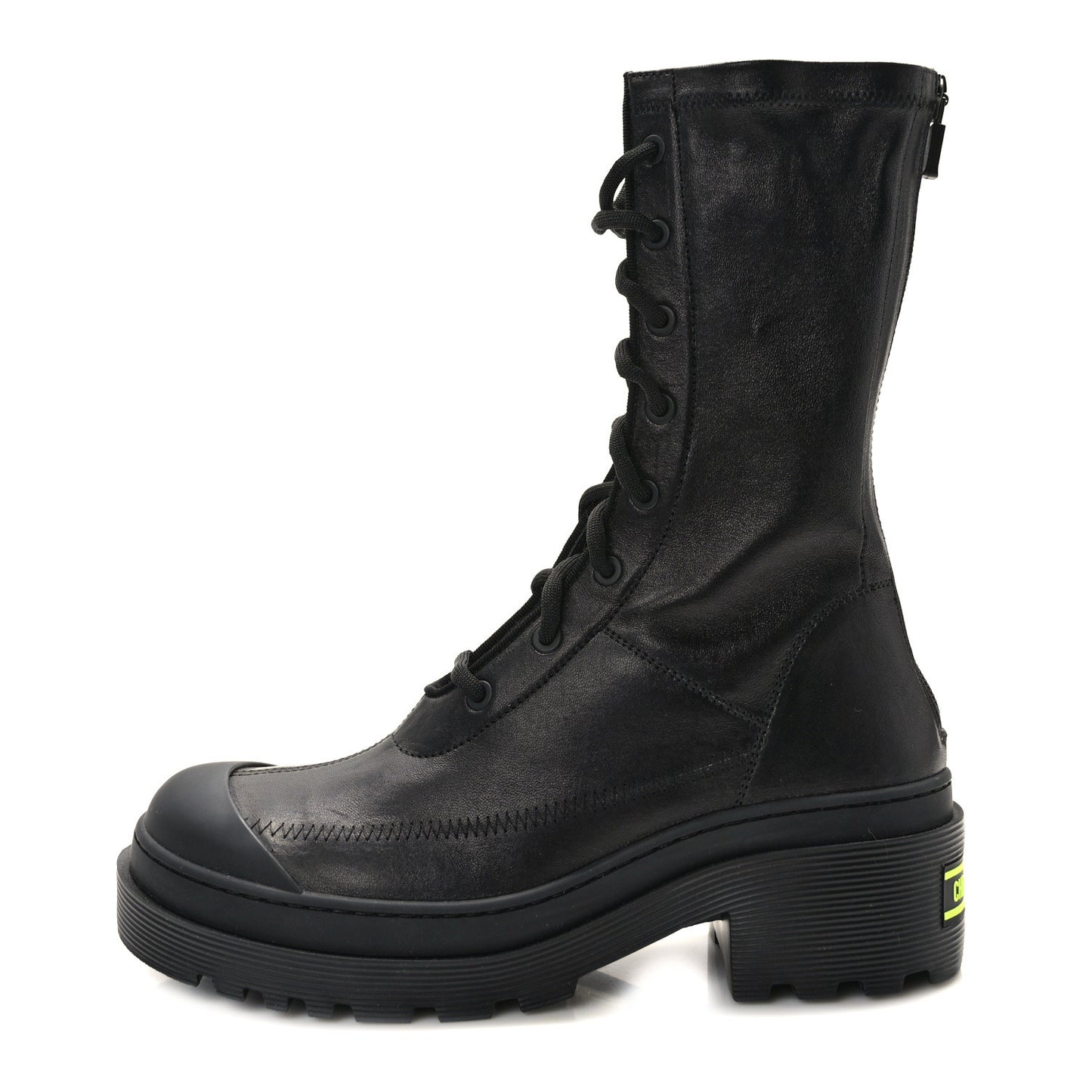 Nappa Stretch Dior Arcade Boots 37 Black