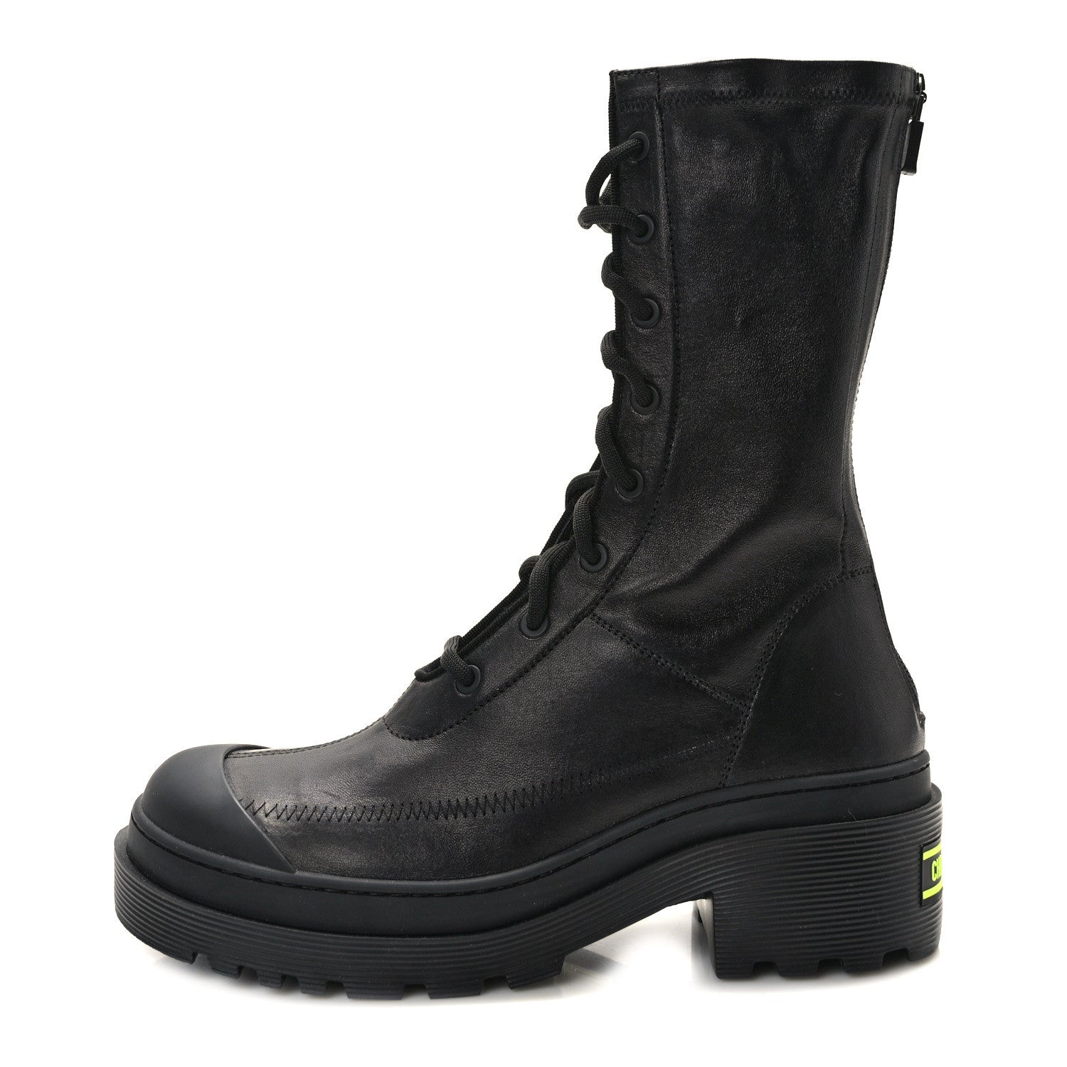 Christian Dior Nappa Stretch Dior Arcade Boots 37 Black 1 of 9
