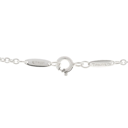 Tiffany Sterling Silver Cultured Pearl 7.5-8mm Elsa Peretti Open Heart Lariat Necklace 4 of 5