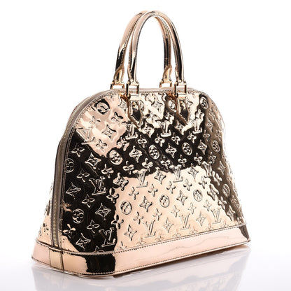 Louis Vuitton Monogram Miroir Alma MM Gold 3 of 7