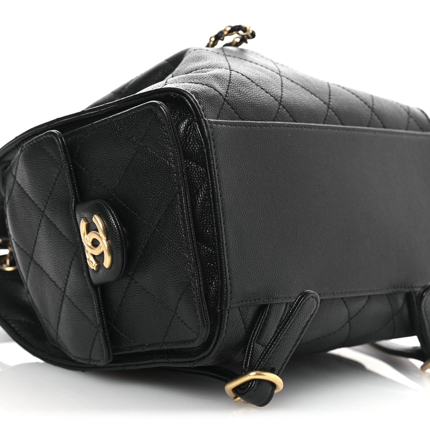 Chanel Caviar Quilted Medium Chanel 25 Backpack Black 9 of 10