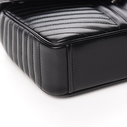 Prada Soft Calf Impunture Diagramme Flap Black 7 of 9