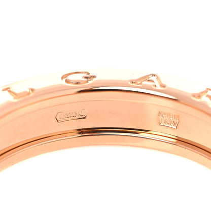 Bulgari 18K Rose Gold B.Zero1 One-Band Ring 57 8 5 of 6