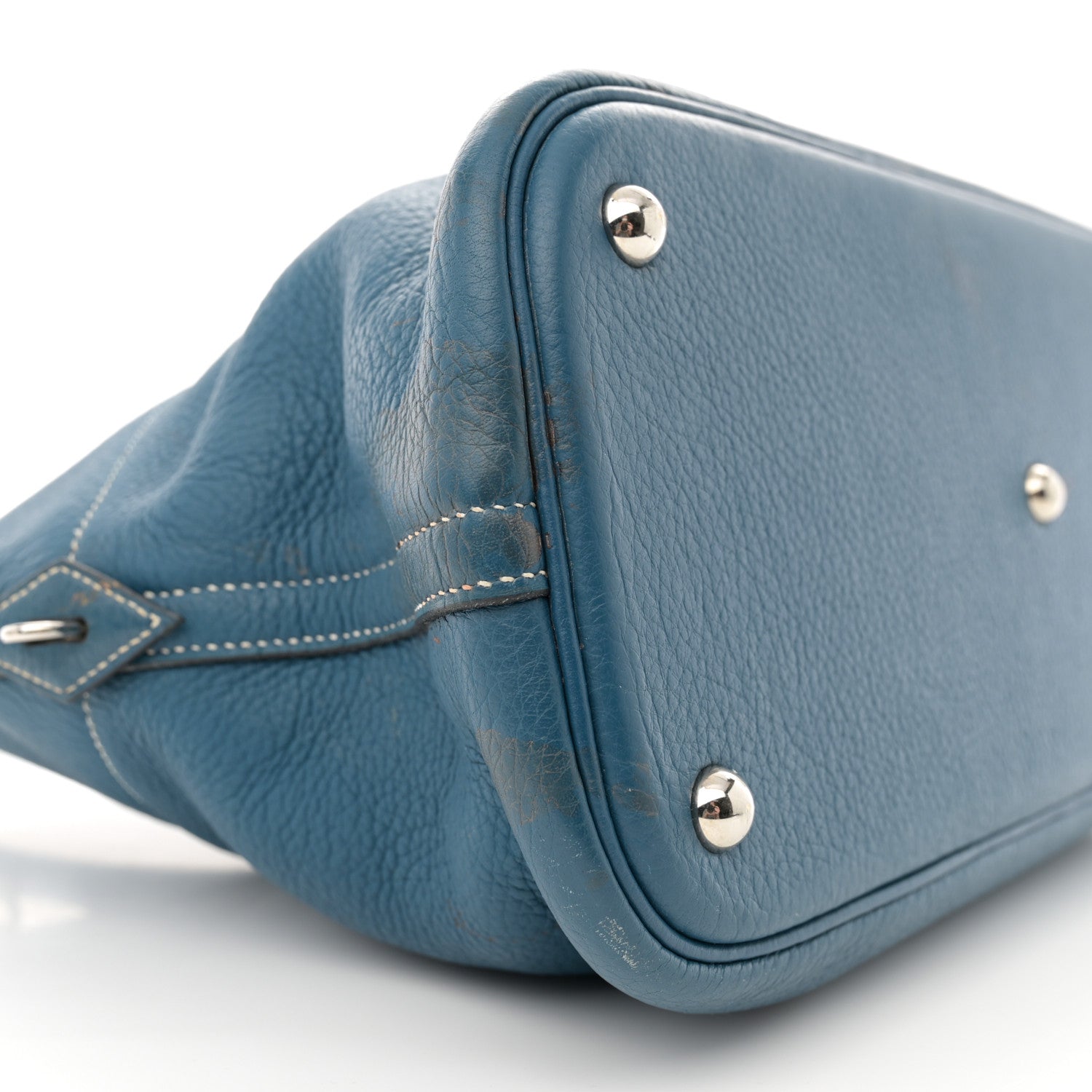 Hermes Taurillon Clemence Bolide 35 Bleu Agate 9 of 23