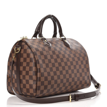 Louis Vuitton Damier Ebene Speedy Bandouliere 30 3 of 8