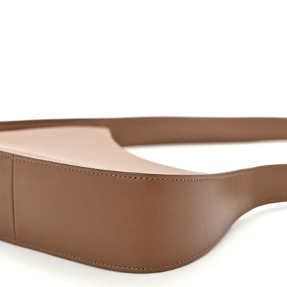 The Row Smooth Calfskin Half Moon Shoulder Bag Chestnut 9 of 9