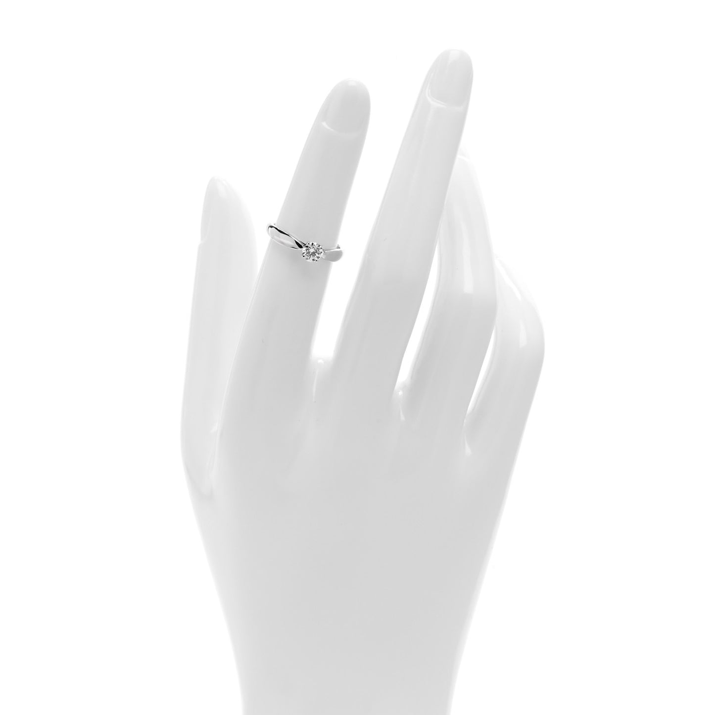 Platinum Diamond .32ct Harmony Solitaire Engagement Ring 47 4