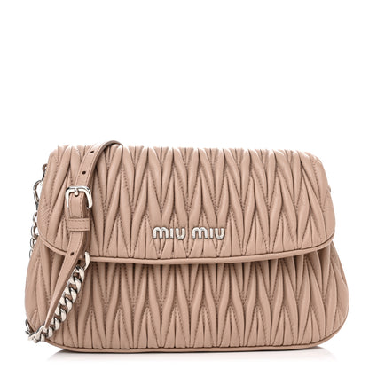 Miu Miu Nappa Matelasse Flap Cammeo 1 of 11