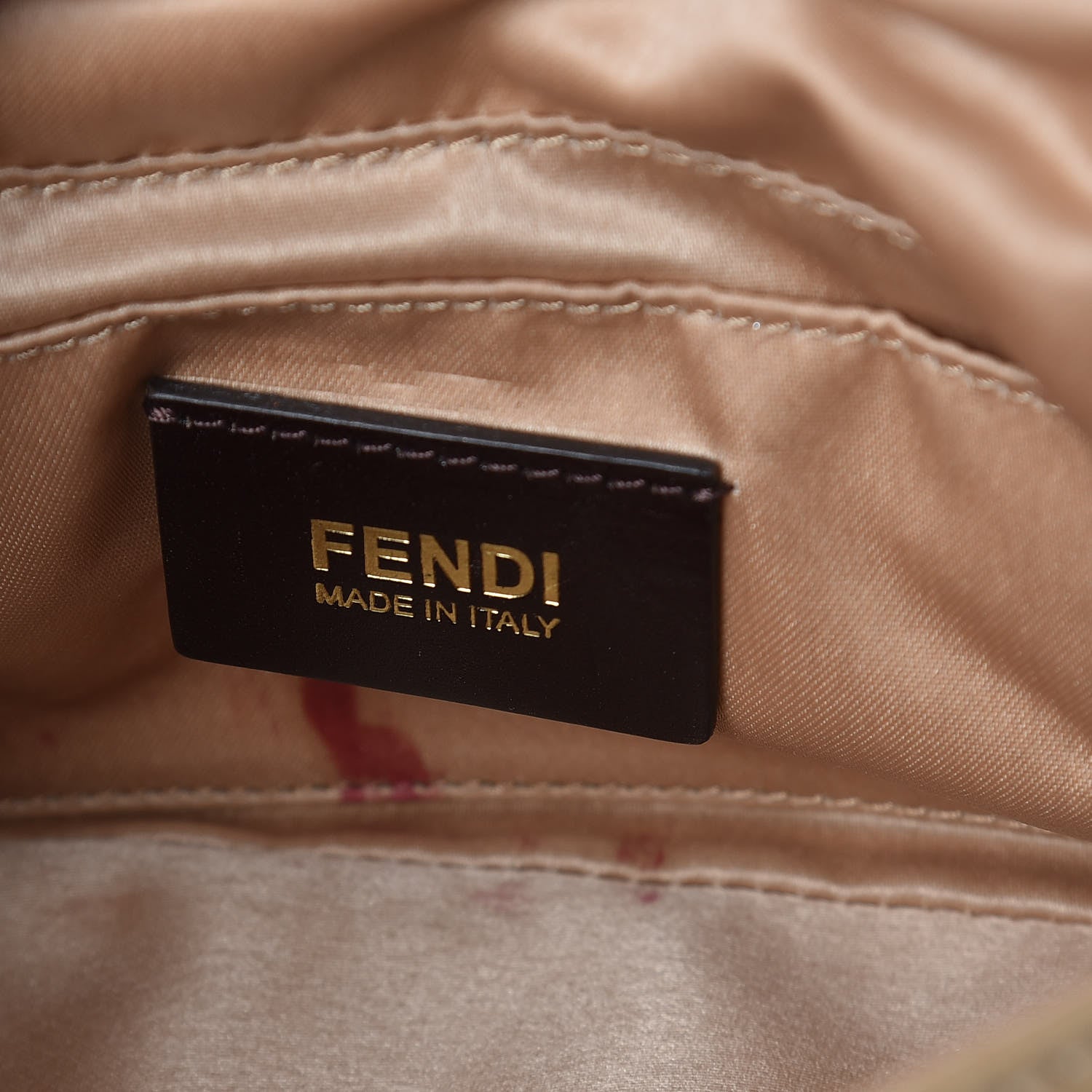 Fendi Vitello Savana Mini Mama Baguette Caramello Tartaruga Natural 7 of 18