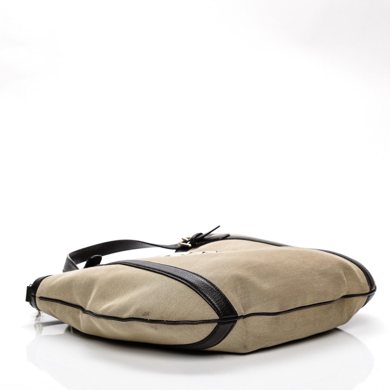 Gucci Canvas Britt Tote Dark Brown 4 of 9