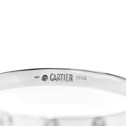 Cartier 18K White Gold LOVE Bracelet 16 3 of 3