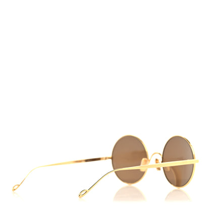 Loewe Metal Round Sunglasses LW40068U Gold 4 of 6