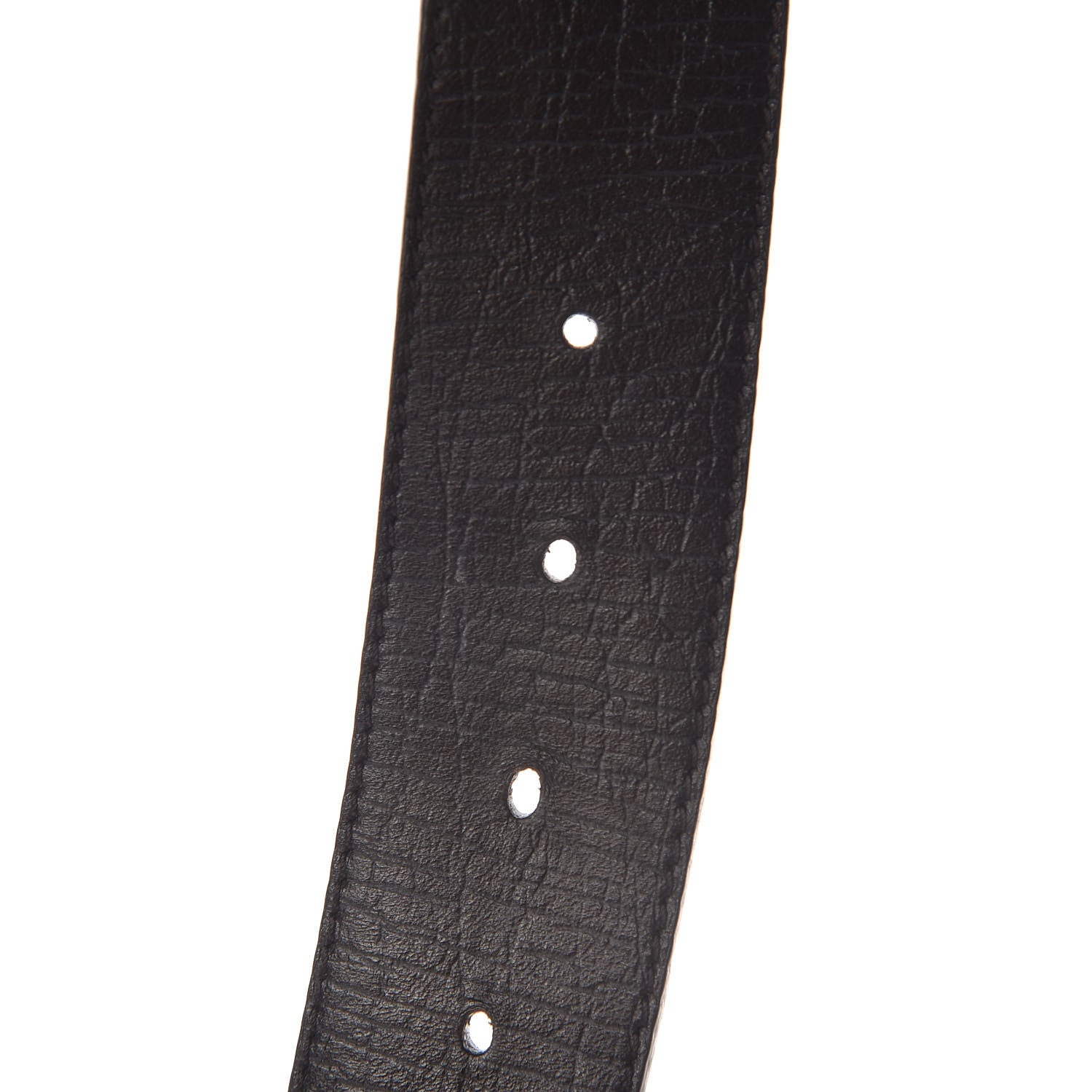 Gucci Calfskin Web Interlocking G Belt 95 38 Dark Brown 5 of 10