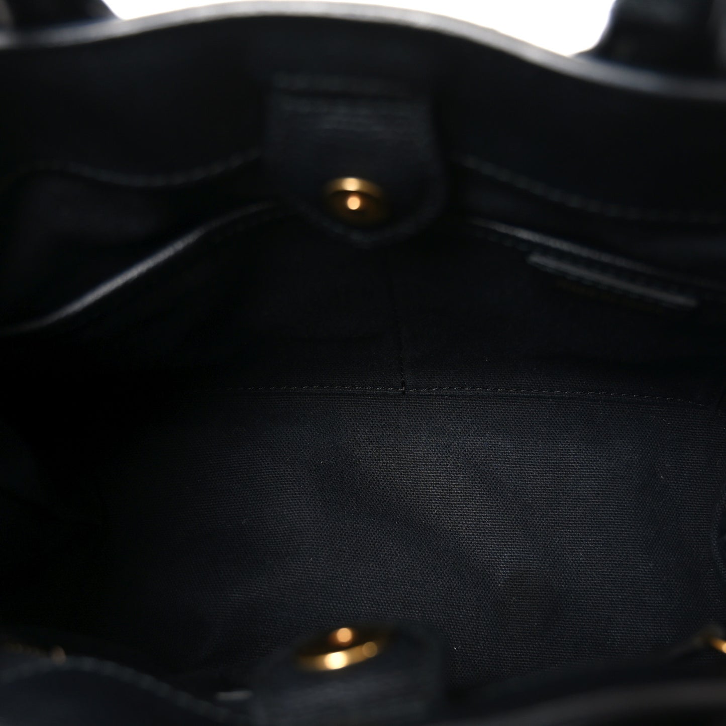 Grainy Calfskin House Check Small Brogue Banner Tote Black