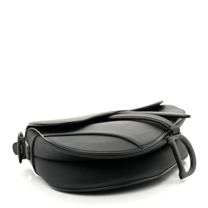 Christian Dior Ultra Matte Calfskin Saddle Bag Black 4 of 10