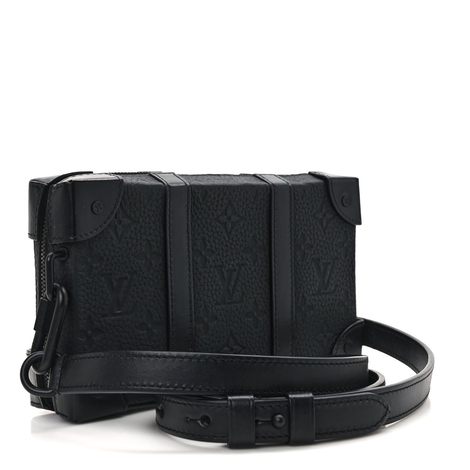 Louis Vuitton Taurillon Monogram Soft Trunk Wallet Black 3 of 12