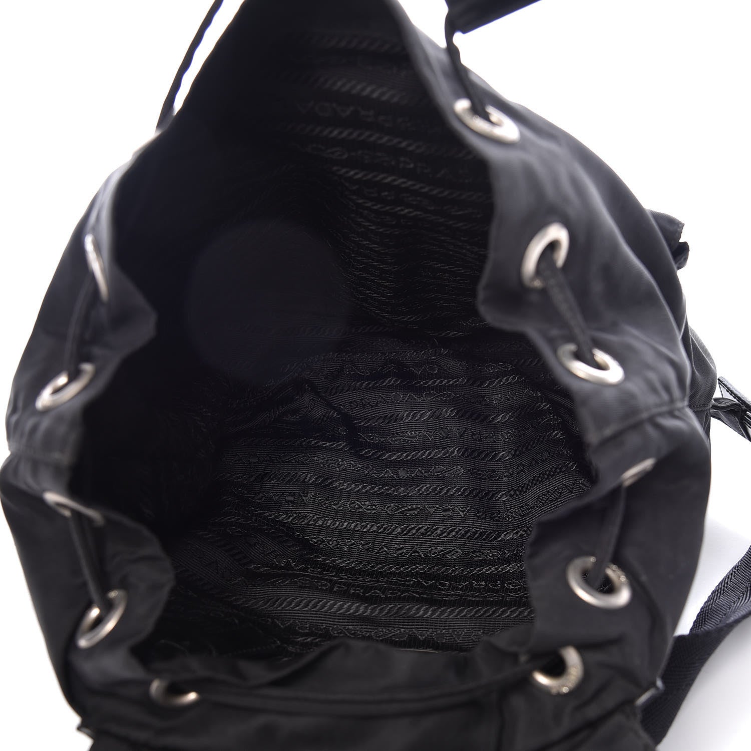 Prada Tessuto Nylon Vela Small Backpack Black 9 of 22