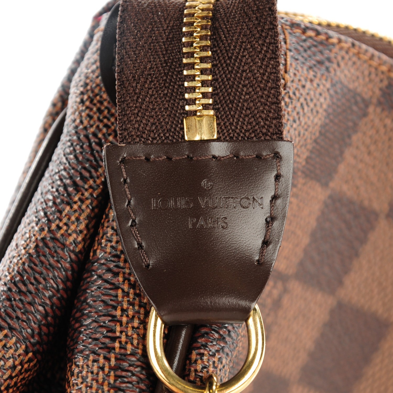 Louis Vuitton Damier Ebene Eva Clutch 5 of 9
