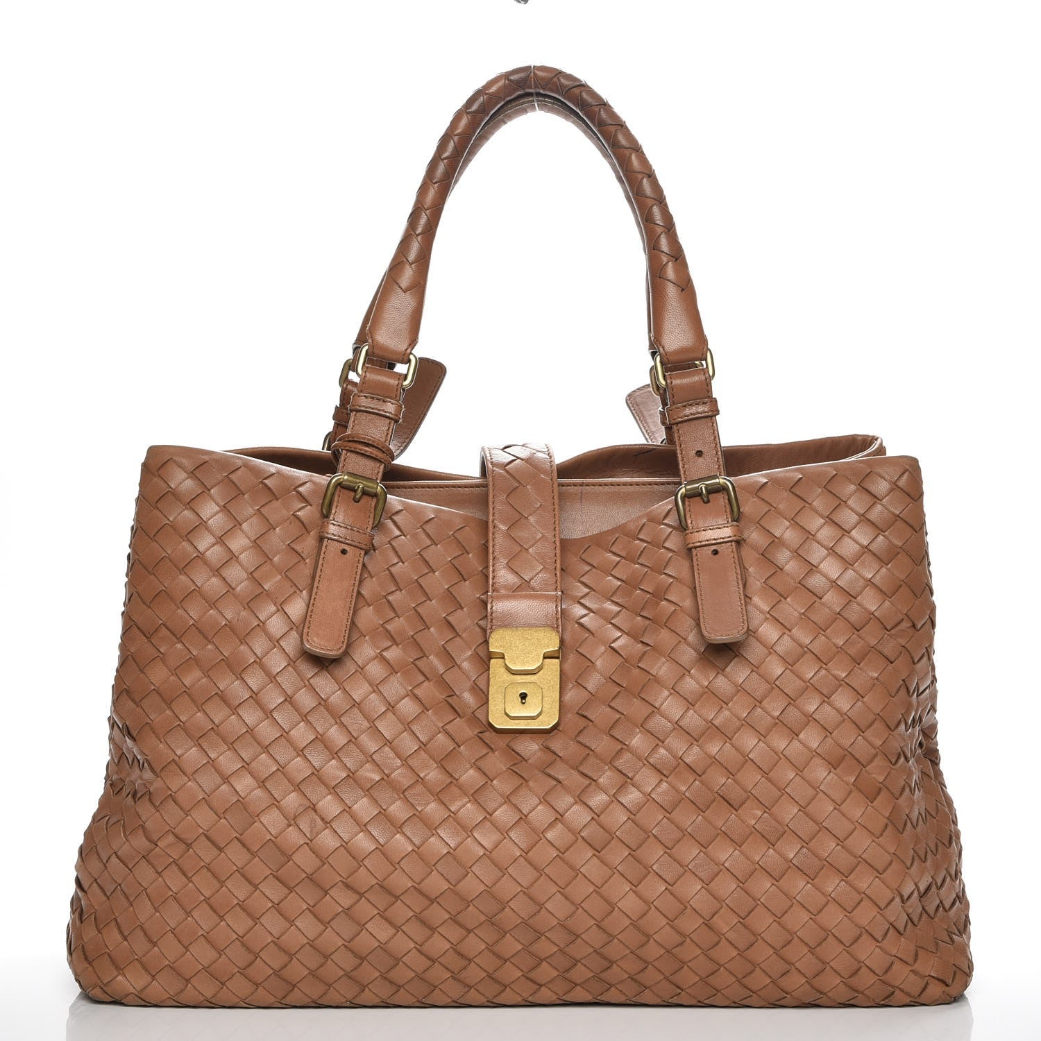Bottega Veneta Nappa Intrecciato Medium Roma Tote Noce 1 of 14