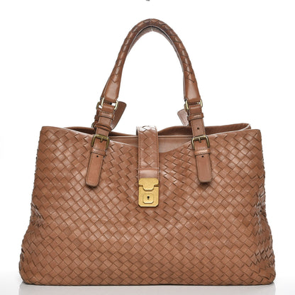 Bottega Veneta Nappa Intrecciato Medium Roma Tote Noce 1 of 14