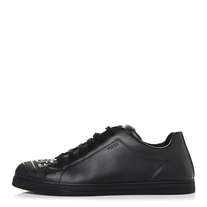 Fendi Calfskin FF Sneakers 12 Black 1 of 4