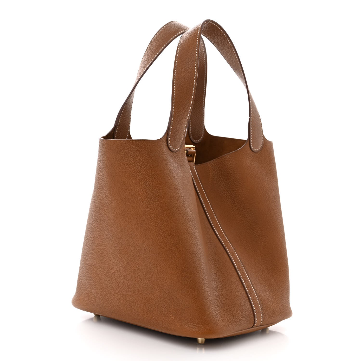 Hermes Barenia Faubourg Picotin Lock 22 MM Fauve 3 of 13