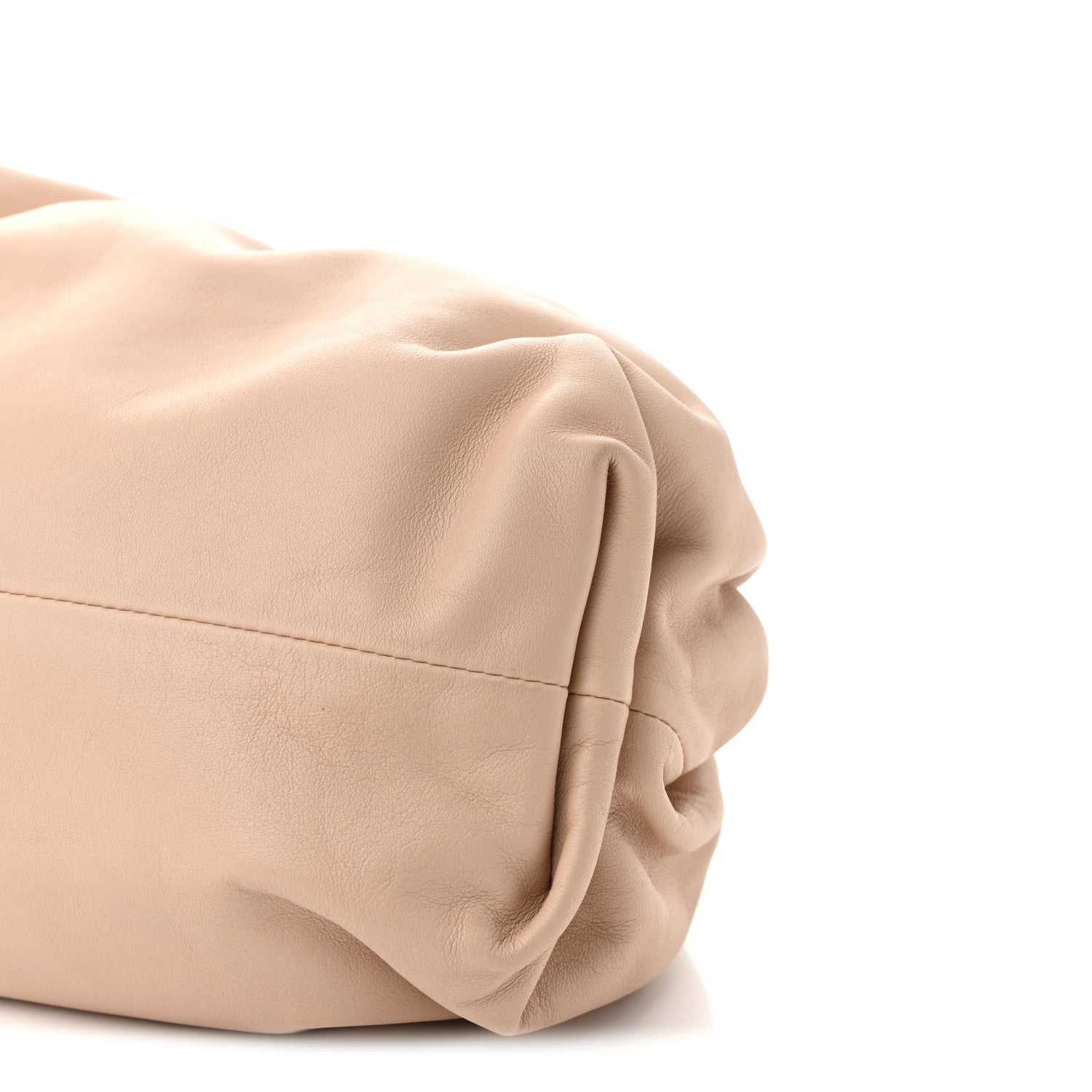 Bottega Veneta Smooth Butter Calf The Pouch Oversized Clutch Nude 10 of 10