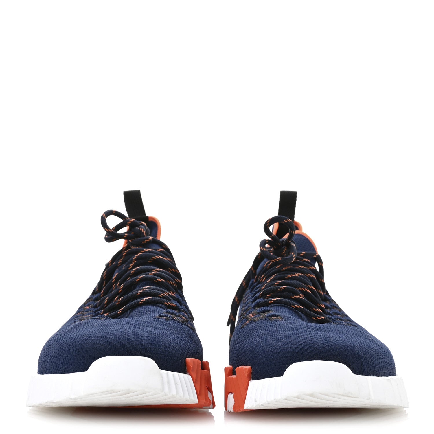 Hermes Knit Bolduc Mens Flex Sneakers 43 Marine Black 3 of 9