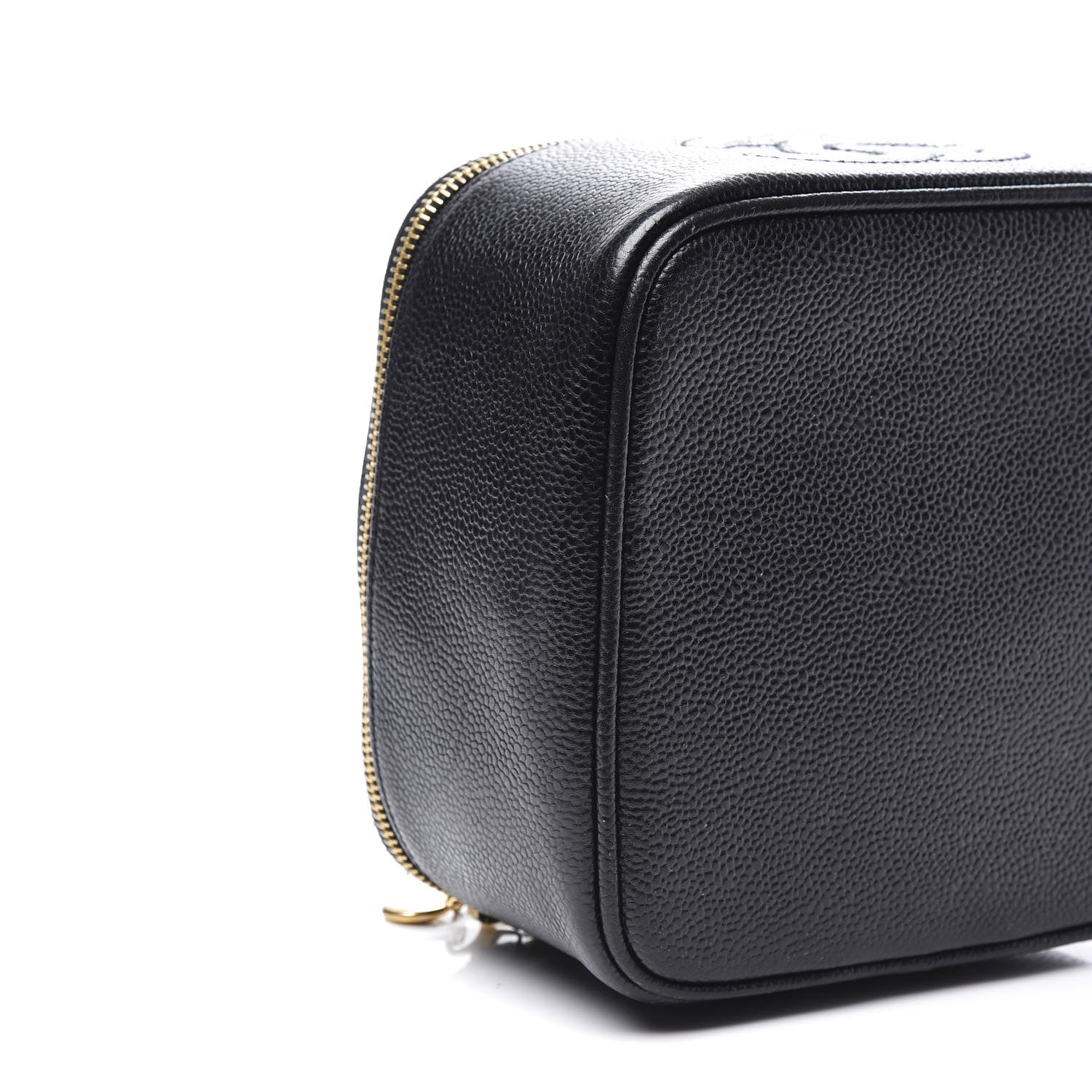 Chanel Caviar CC Vanity Cosmetic Case Black 5 of 11