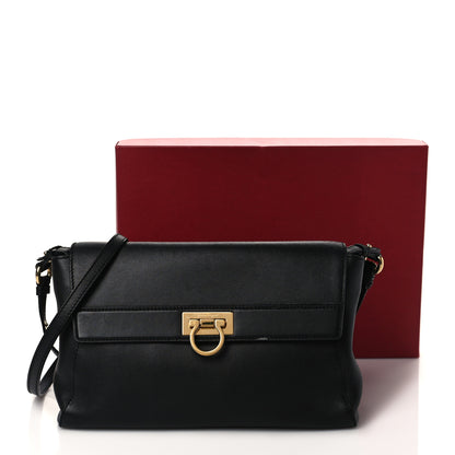 Salvatore Ferragamo Calfskin Abbey Crossbody Black 11 of 11