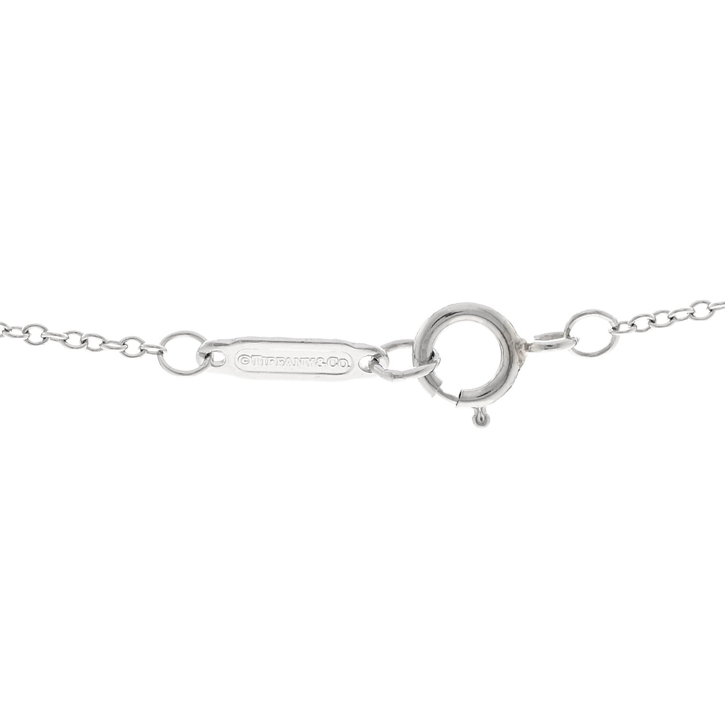 Platinum Diamond Extra Mini Heart Pendant Necklace