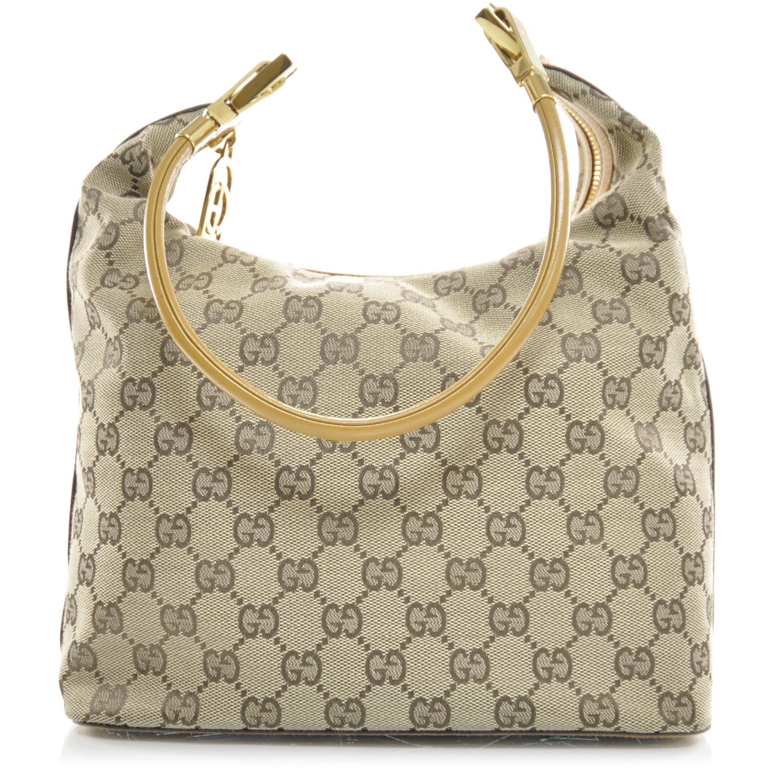 Gucci Monogram Hobo Tan 1 of 9