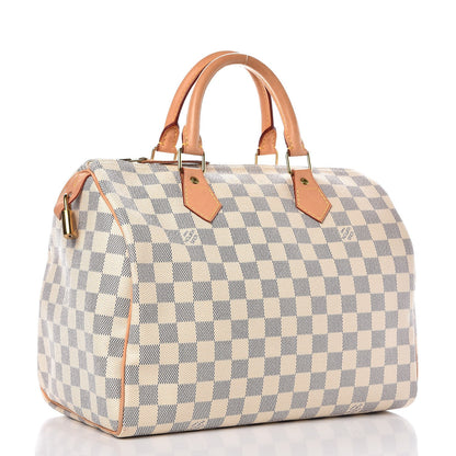 Louis Vuitton Damier Azur Speedy 30 3 of 9