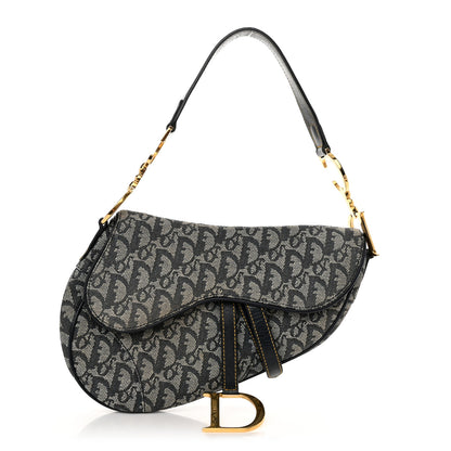 Christian Dior Monogram Saddle Bag Blue 1 of 11