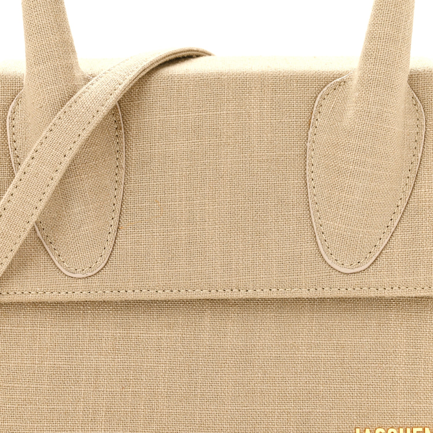Jacquemus Linen Le Grand Chiquito Light Greige 7 of 9