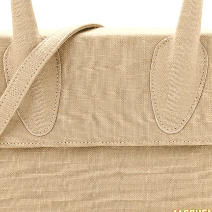 Jacquemus Linen Le Grand Chiquito Light Greige 7 of 9